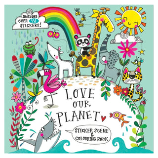 Rachel Ellen Designs Sticker Scene Book - Love Our Planet
