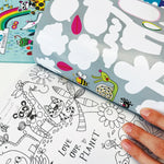 Rachel Ellen Designs Sticker Scene Book - Love Our Planet