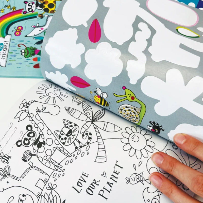 Rachel Ellen Designs Sticker Scene Book - Love Our Planet
