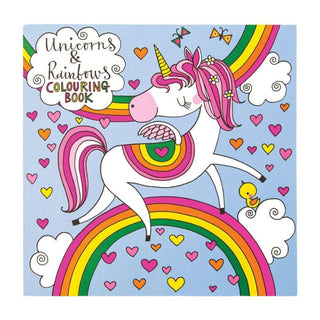 Rachel Ellen Designs Unicorns & Rainbows Colouring Book
