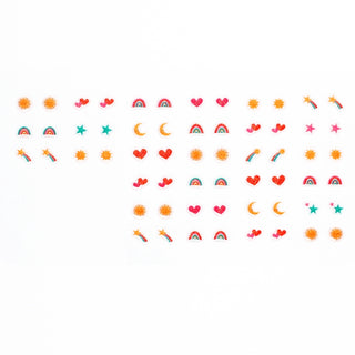 Rex London Cosmic Love Stick On Earrings