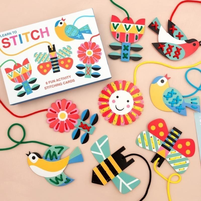 Rex London - Cardboard Learn To Stitch Activity