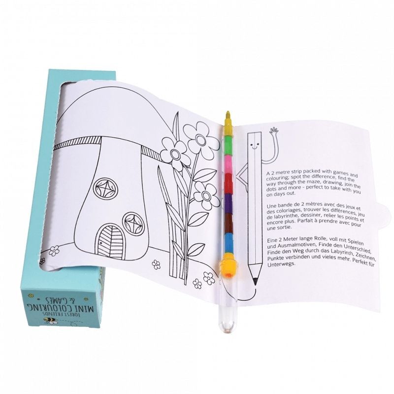 Rex London - Forest Friends Mini Colouring And Games