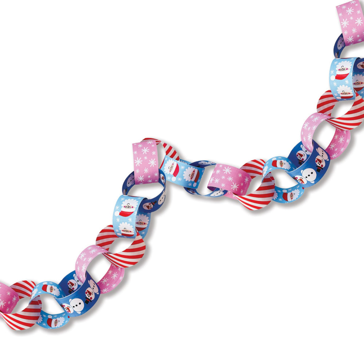 Rachel Ellen Designs Paper Chain Kit - Santa & Snowman