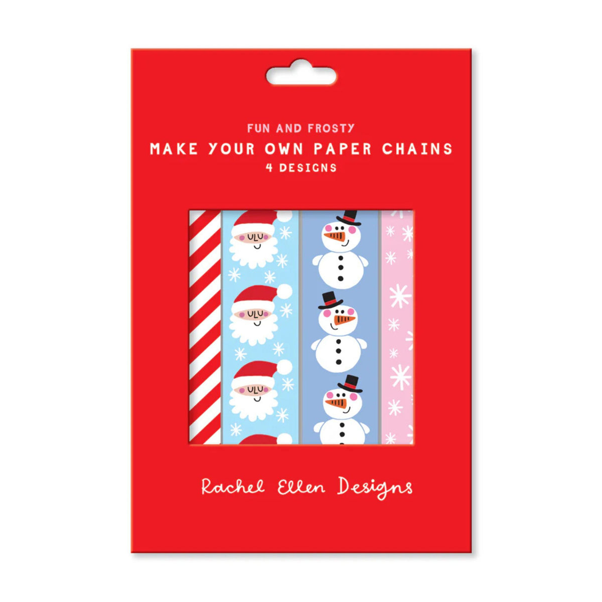Rachel Ellen Designs Paper Chain Kit - Santa & Snowman