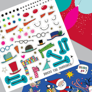 Rachel Ellen Designs Christmas Sticker Scene Book