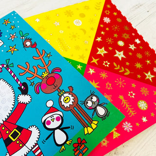 Rachel Ellen Designs Christmas Sticker Scene Book