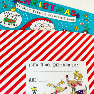 Rachel Ellen Designs Christmas Sticker Scene Book