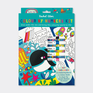 Rachel Ellen Designs Colour By Numbers - Under the Sea