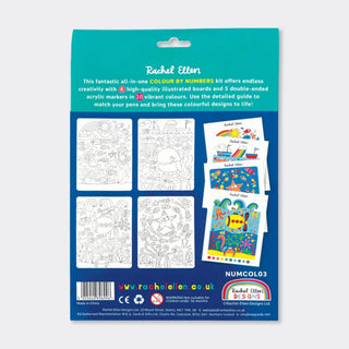 Rachel Ellen Designs Colour By Numbers - Under the Sea