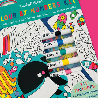 Rachel Ellen Designs Colour By Numbers - Under the Sea