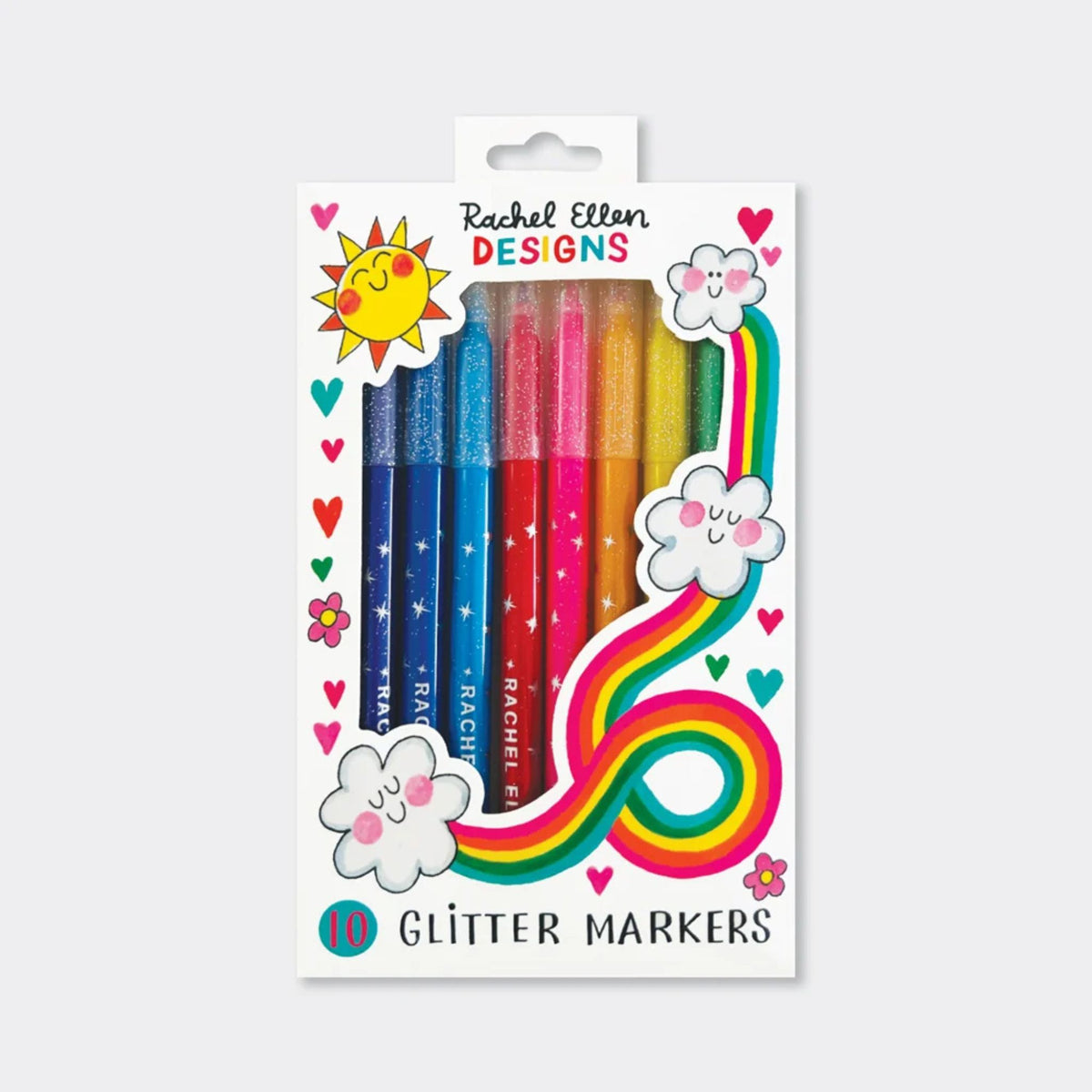 Rachel Ellen Designs Glitter Markers - Rainbow