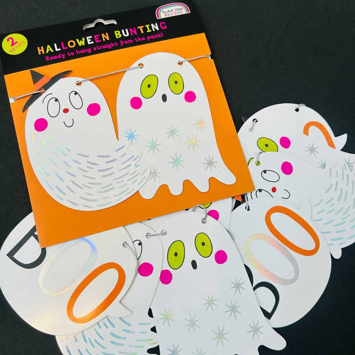 Rachel Ellen Designs Halloween Ghosts Bunting
