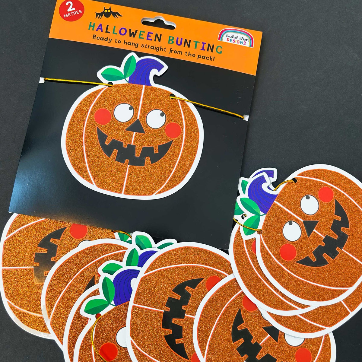 Rachel Ellen Designs Halloween Pumpkin Bunting