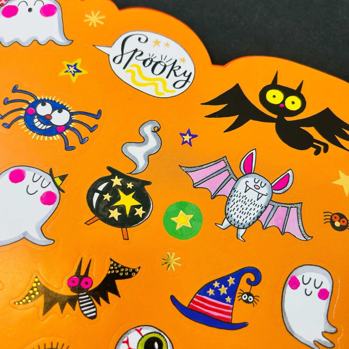 Rachel Ellen Designs Halloween Colouring Book with Stickers