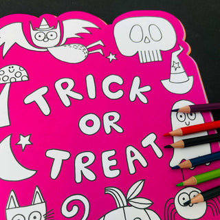 Rachel Ellen Designs Halloween Colouring Book with Stickers