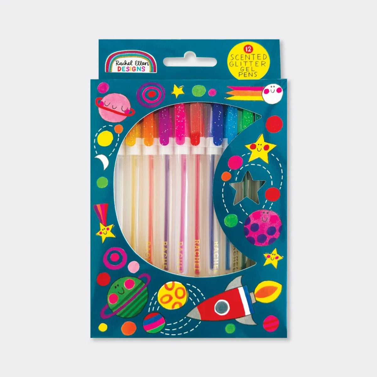 Rachel Ellen Designs Scented Glitter Gel Pens - Cosmic
