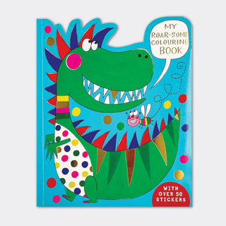 Rachel Ellen Designs Dinosaur Colouring Book With Stickers