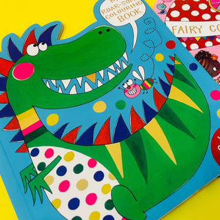 Rachel Ellen Designs Dinosaur Colouring Book With Stickers