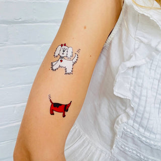 Rachel Ellen Designs Temporary Tattoos - Playful Pups
