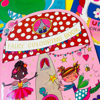 Rachel Ellen Designs Fairy Colouring Book With Stickers