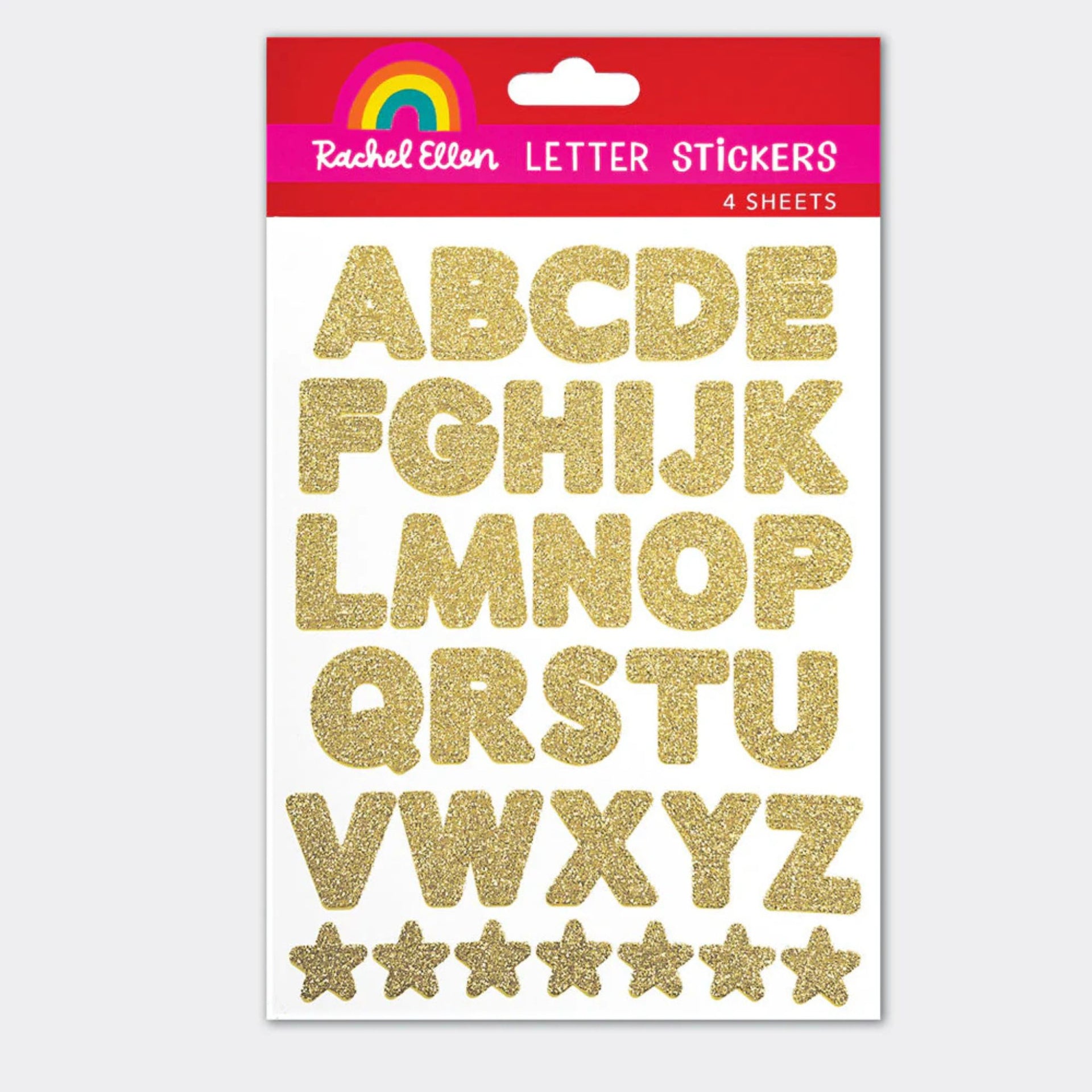 Rachel Ellen Designs Glitter Letter Stickers