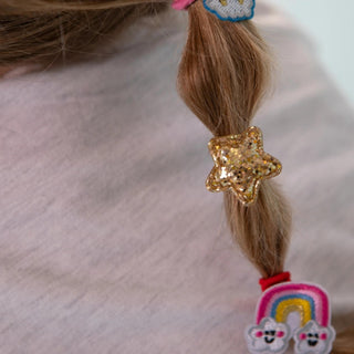 Rachel Ellen Designs Hair Elastics - Unicorn & Rainbow