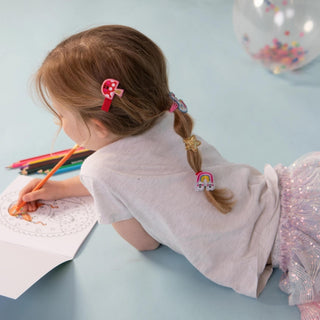 Rachel Ellen Designs Hair Elastics - Unicorn & Rainbow