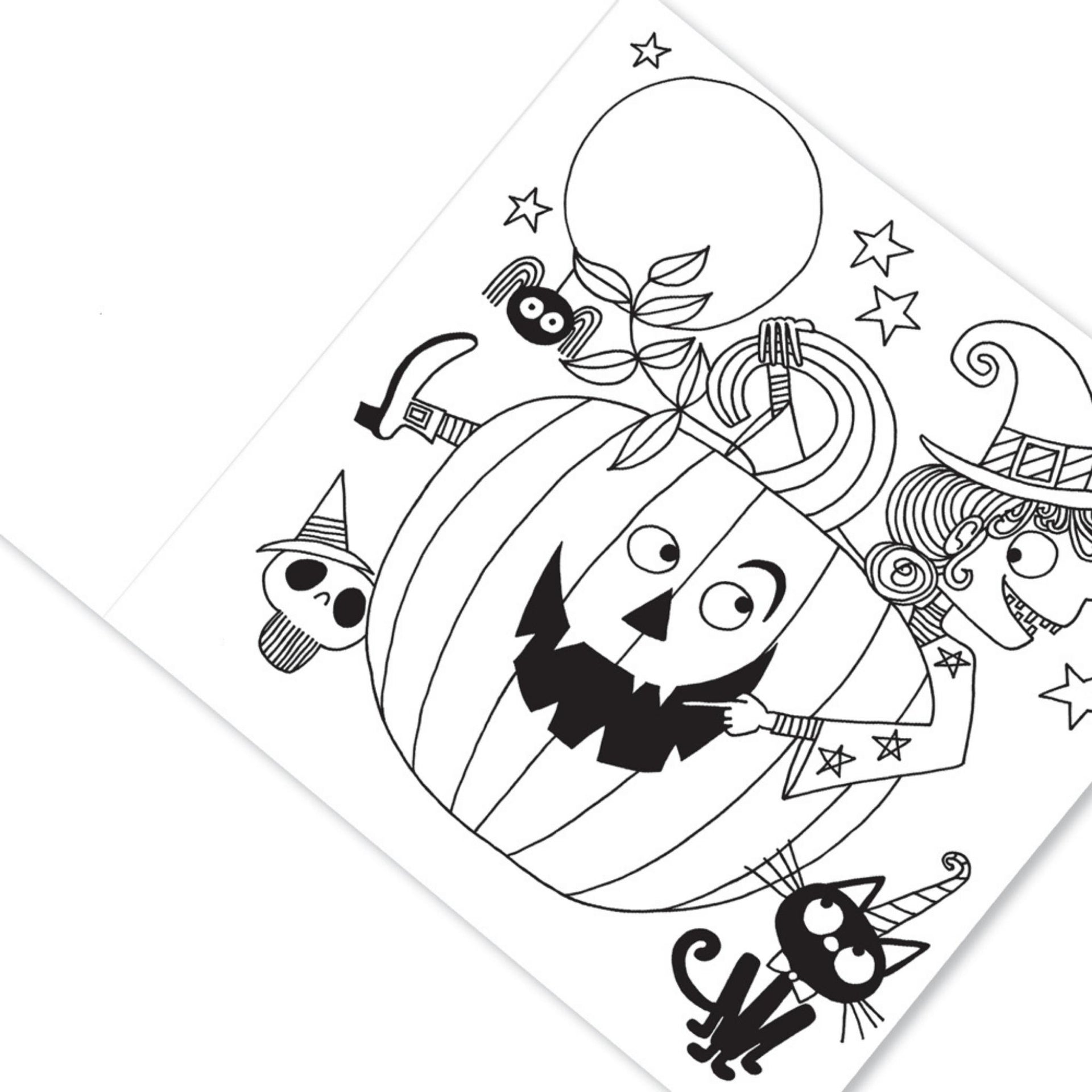 Rachel Ellen Designs Halloween Colouring Book