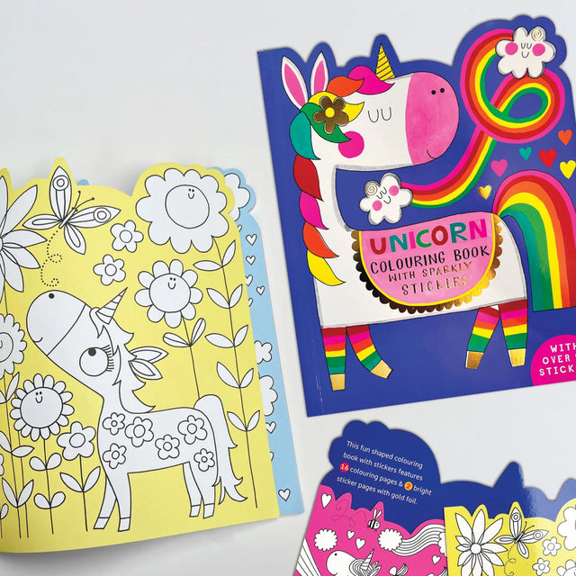 Rachel Ellen Unicorn Colouring Book With Stickers