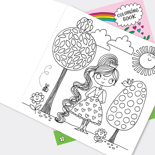 Rachel Ellen Designs Fairytale Princess Colouring Book