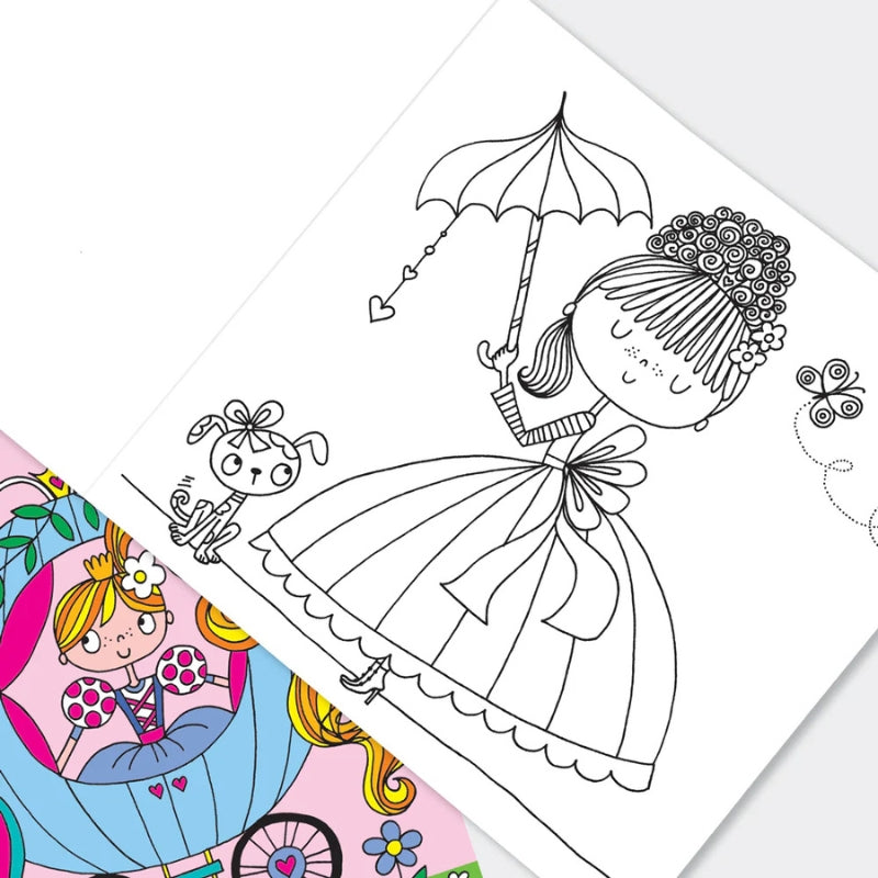 Rachel Ellen Designs Fairytale Princess Colouring Book