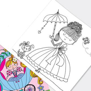 Rachel Ellen Designs Fairytale Princess Colouring Book