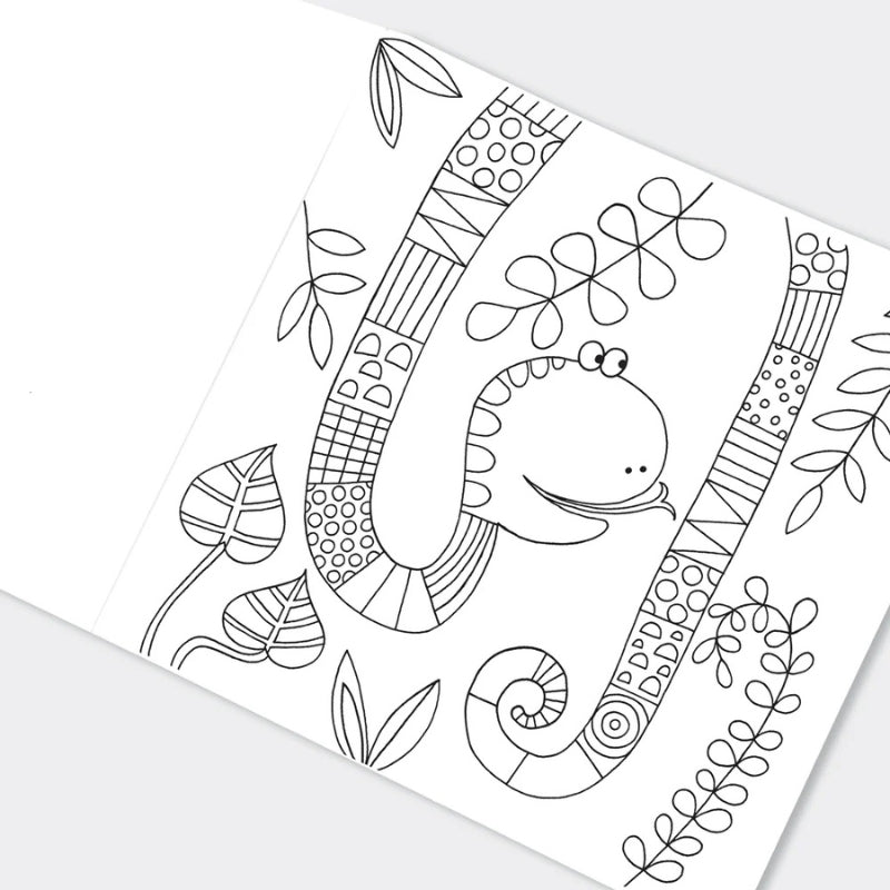 Rachel Ellen Designs Jungle Colouring Book