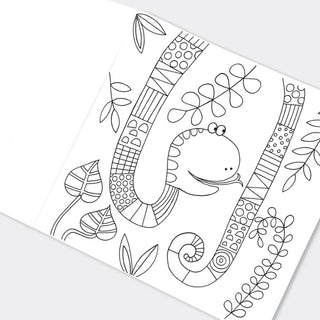 Rachel Ellen Designs Jungle Colouring Book