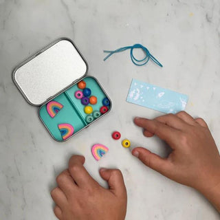 Cotton Twist Rainbow Bracelet Gift Tin