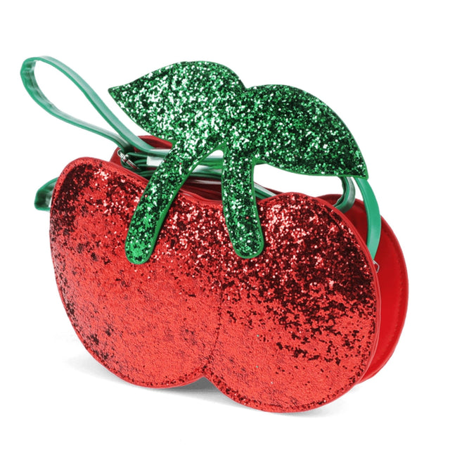 Rex London Cherry Glitter Handbag