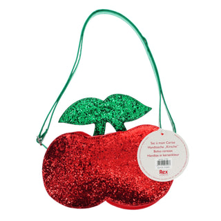 Rex London Cherry Glitter Handbag