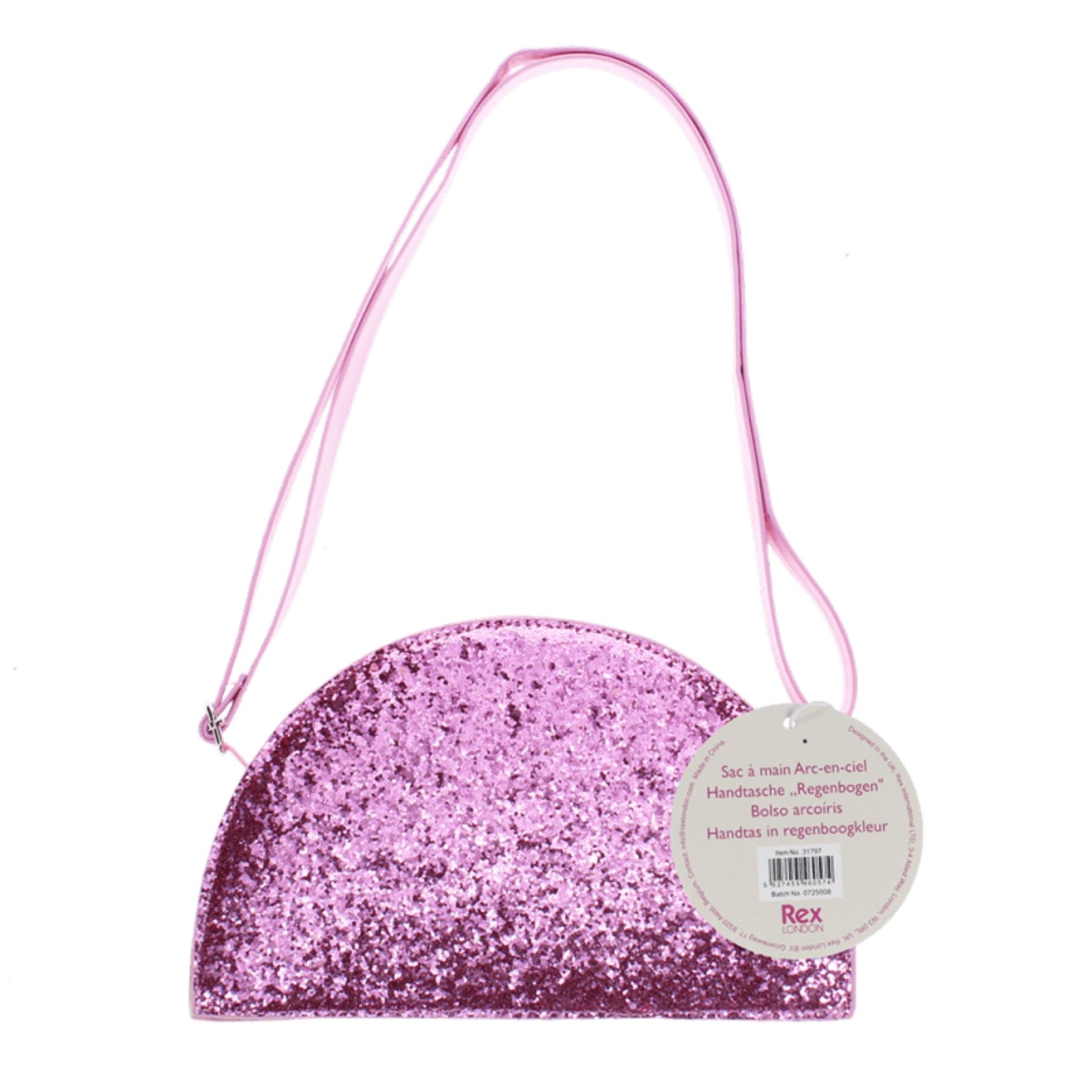 Rex London Rainbow Glitter Handbag