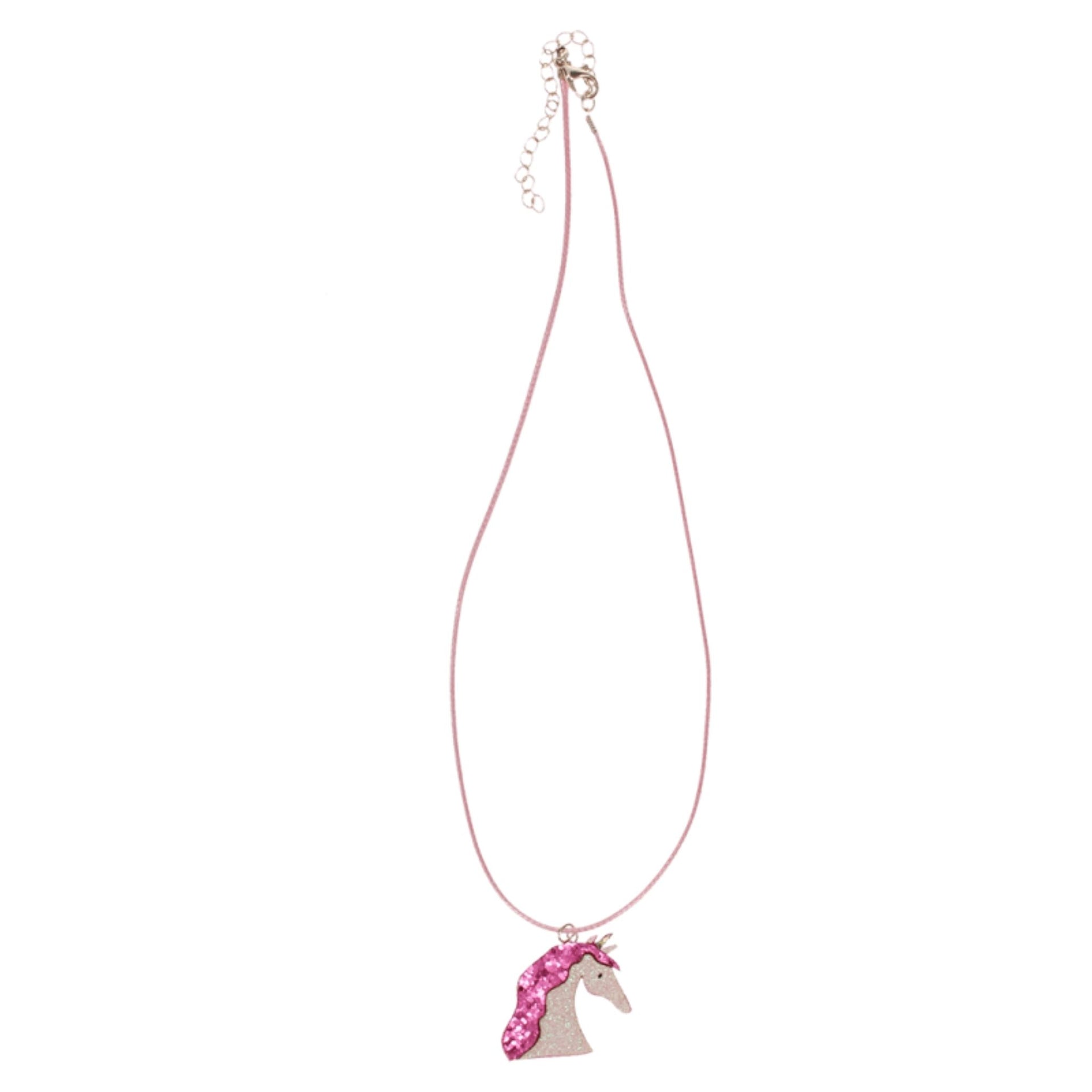 Rex London Unicorn Glitter Necklace