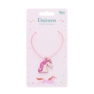 Rex London Unicorn Glitter Necklace