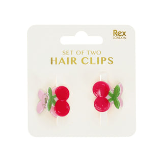 Rex London Mini Hair Claw Clips - Cherries