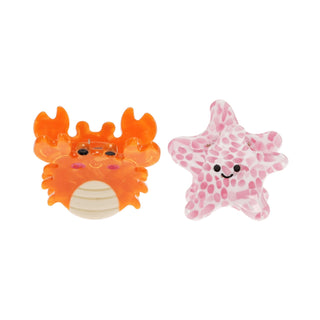 Rex London Mini Hair Claw Clips - Sea Creatures