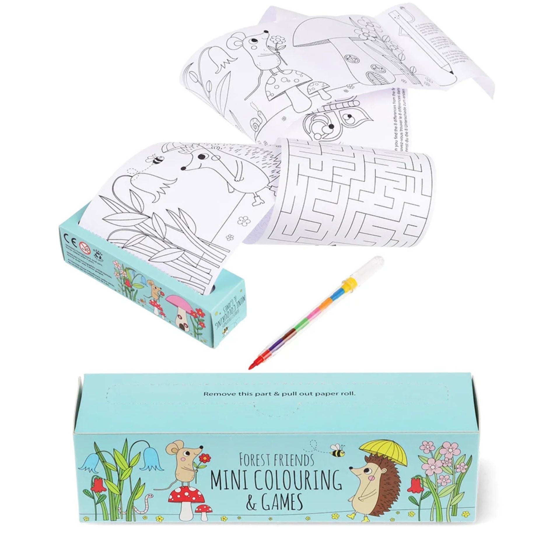 Rex London Forest Friends Mini Colouring And Games