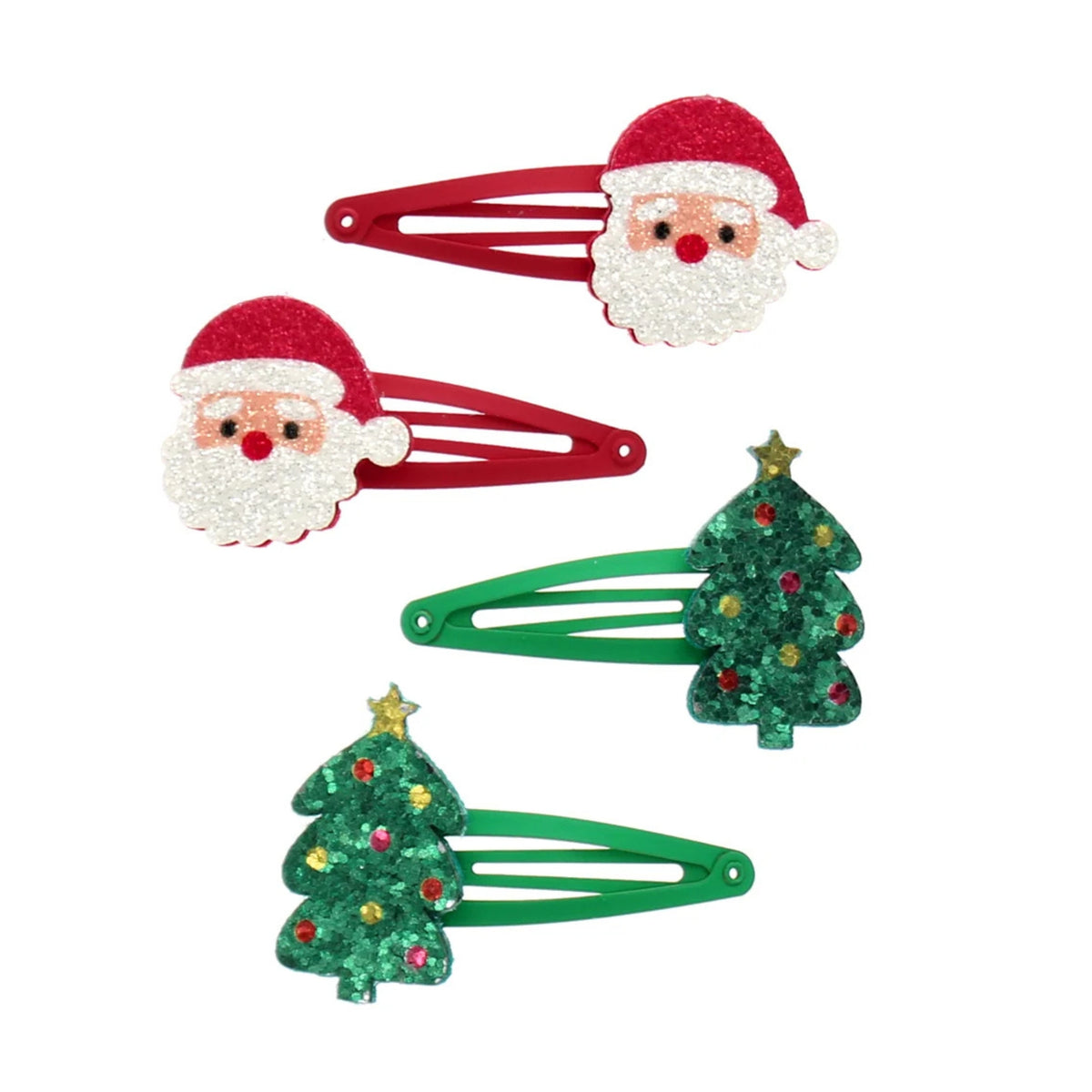 Rex London Glitter Hair Clips - Christmas