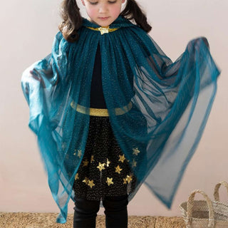 Rex London Glitter Cape - Teal