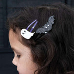 Rex London Glitter Hair Clips - Spooky