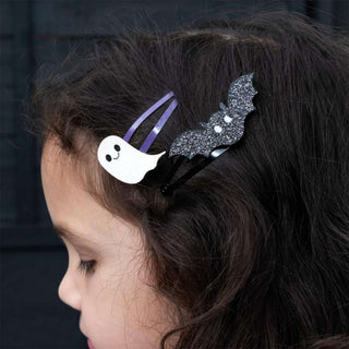 Rex London Glitter Hair Clips - Spooky