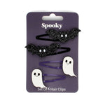 Rex London Glitter Hair Clips - Spooky