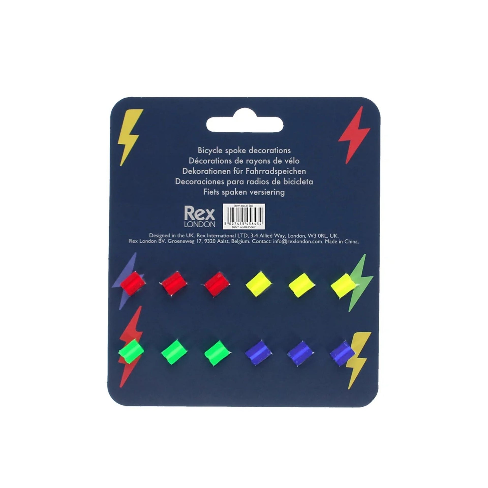 Rex London Bicycle Spoke Lightning Bolts